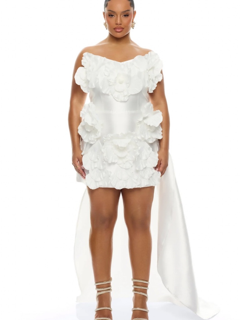 Dara Draped Taffeta Mini Dress